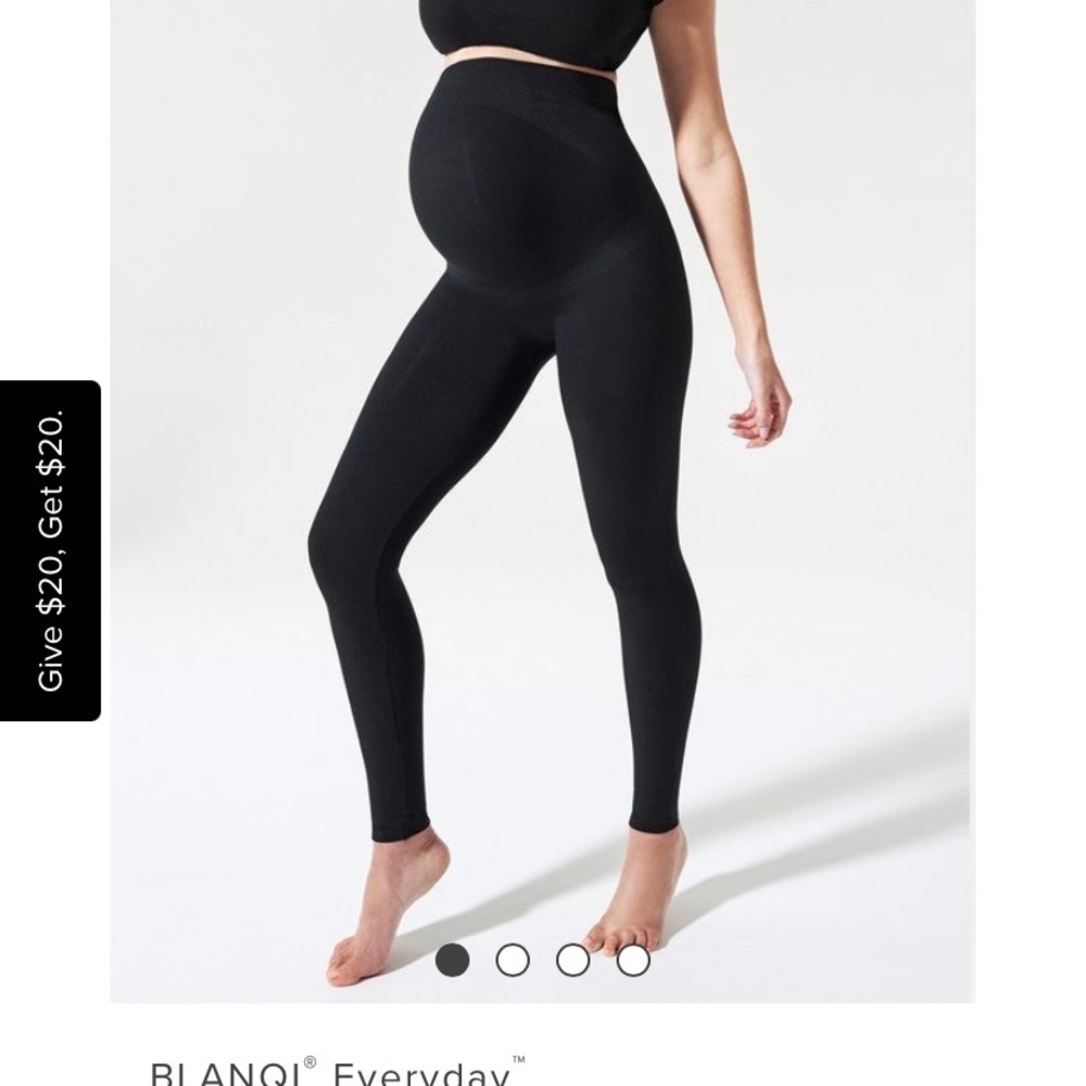 Two new without tags Blanqi everyday maternity compression leggings